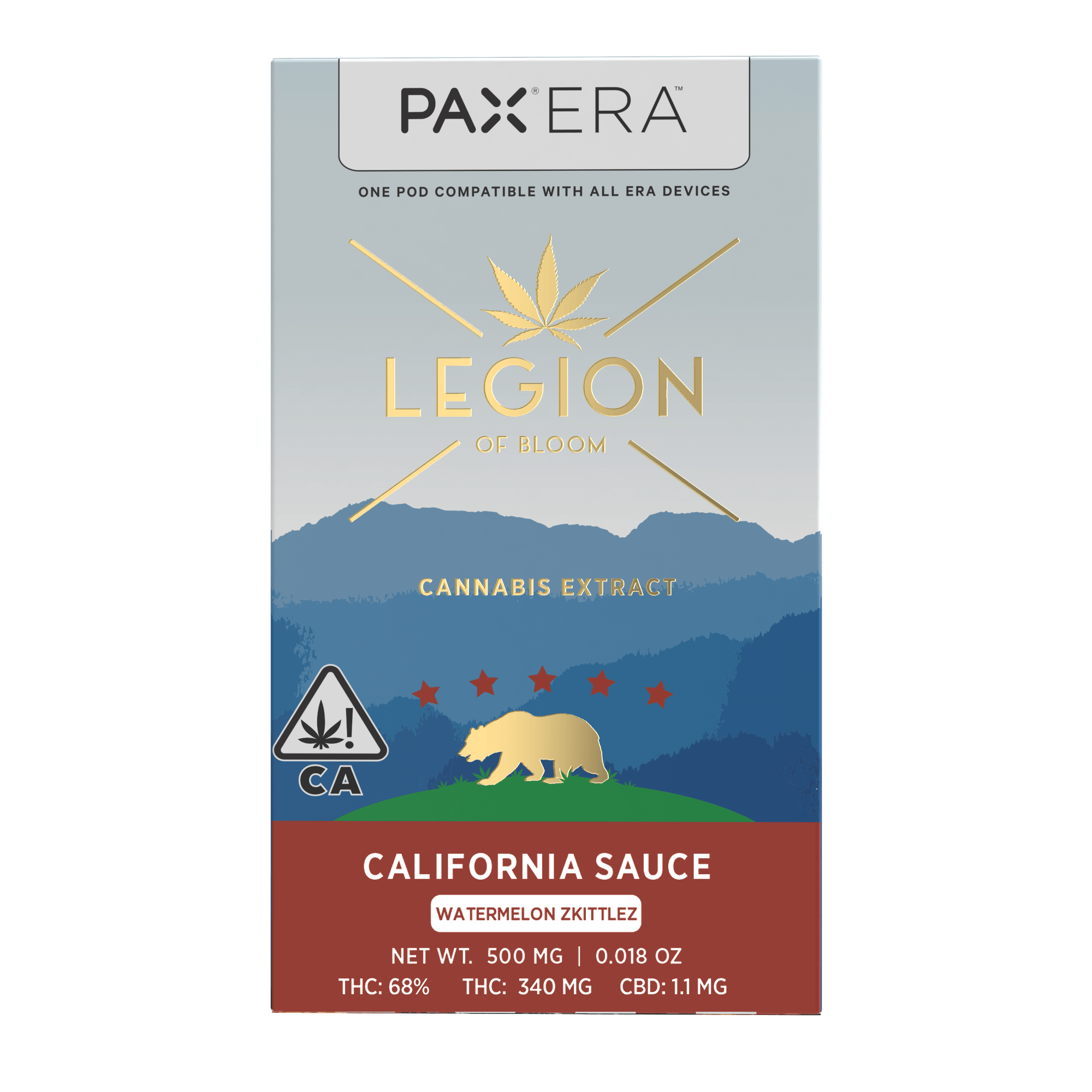 Legion of Bloom California Sauce Pod Watermelon Zkittlez Leafly